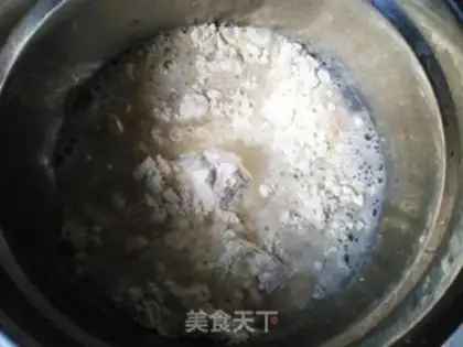 Make Souffle sesame pancakes step 1