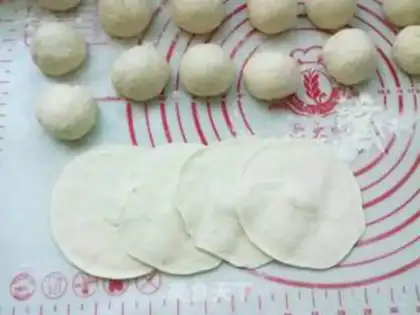Make Fresh mushroom pork buns step 8