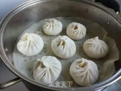 Make Fresh mushroom pork buns step 11