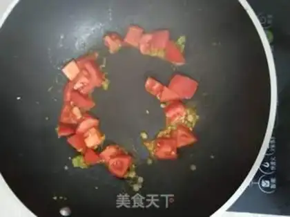 Make Tomato egg noodles step 4