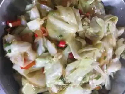 Make Spicy cabbage step 6