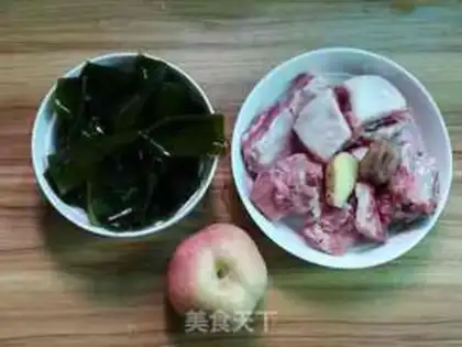 Make Apple Sea Ribbon soup step 0