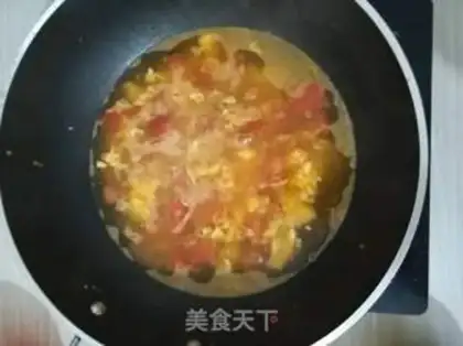 Make Tomato egg noodles step 8