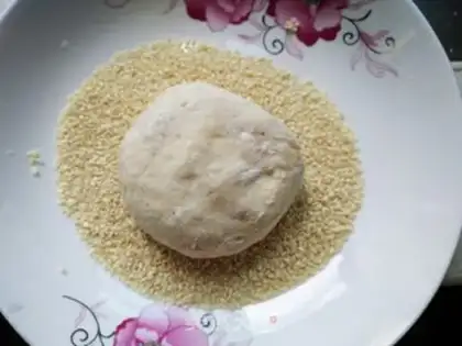 Make Souffle sesame pancakes step 17