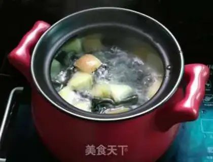 Make Apple Sea Ribbon soup step 5