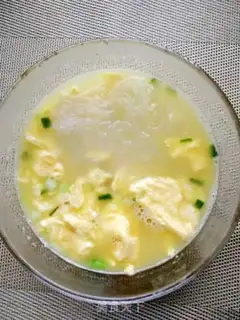 Make Fan egg soup step 4