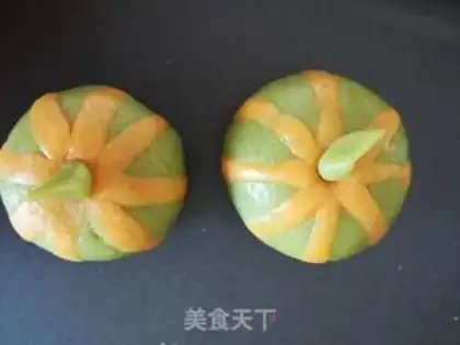 Make Ice striped melon step 9