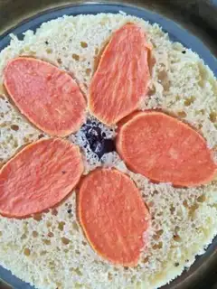 Make A petal cake step 6