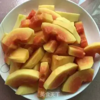 Make The papayas step 1