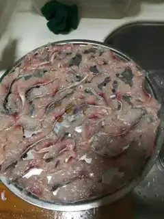 Make Oiled fish step 1