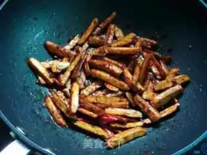 Make Garlic spicy and dry step 6