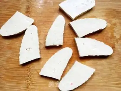 Make A flower tofu step 2