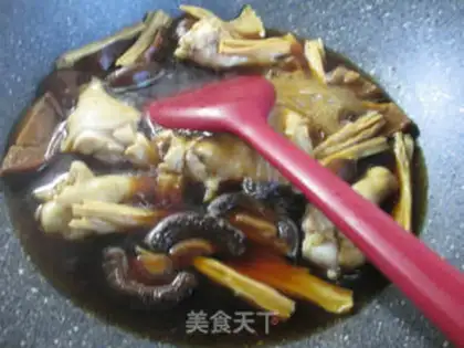 Make Frozen mushrooms and chicken wings step 6