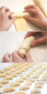 Make Japanese salt rolls step 10