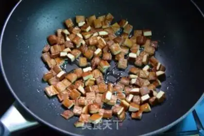 Make Twin pepper peanut beans step 4
