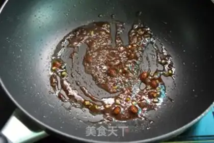 Make Twin pepper peanut beans step 5