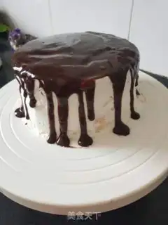 Make Chocolate noodle cake step 4