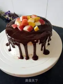 Make Chocolate noodle cake step 5