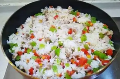 Make Carrot meat for rice step 9