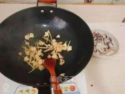 Make Garlic fire step 5