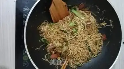 Make Fried noodles step 9