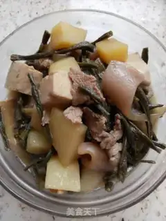 Make Potato with beans step 4
