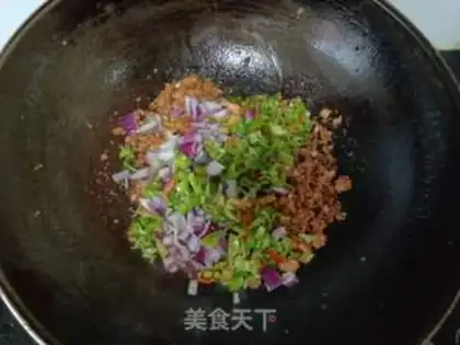 Make Pepper onion fried meat step 5