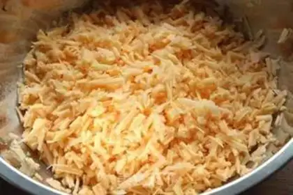 Make Red potato eggcake step 0