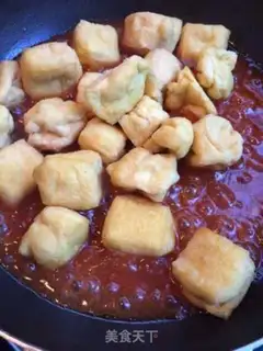 Make Tomato sauce, tofu step 4