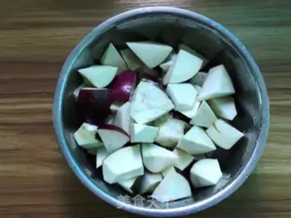 Make Red eggplant step 1