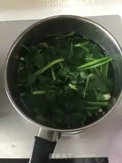 Make Spinach egg soup step 0