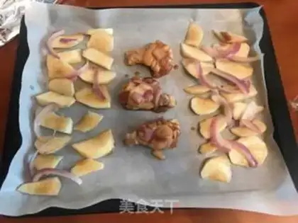 Make Potato roast chicken wings step 6