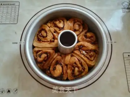 Make Red sugar cinnamon pecan hand tore bread step 16