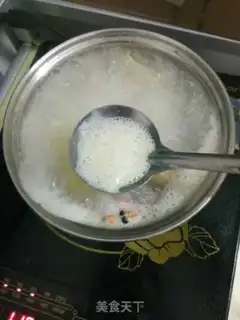 Make Shrimp chicken congee step 3
