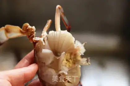 Make Crabs on the ginger step 2