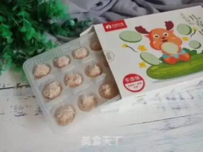 Make Porridge cucumberball step 1