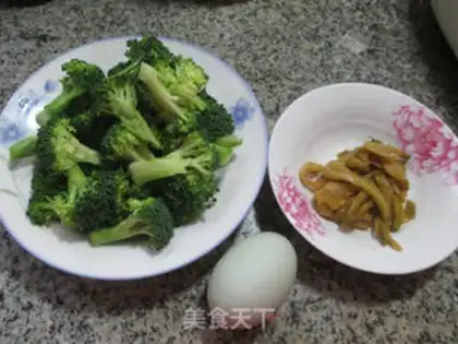 Make ♪ Squeeze the roses and fried broccoli ♪ step 0
