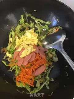 Make Flying noodles step 6