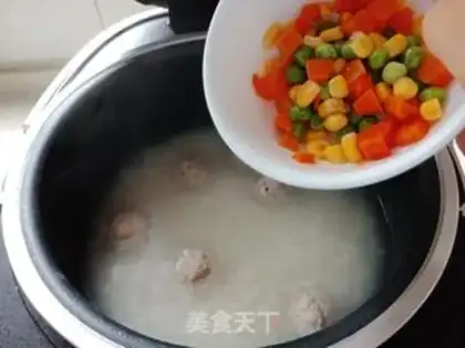 Make Porridge cucumberball step 4