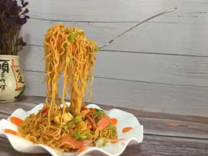 Make Flying noodles step 9