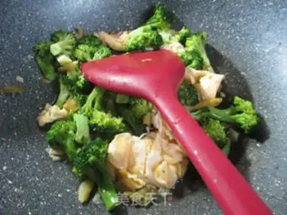 Make ♪ Squeeze the roses and fried broccoli ♪ step 7