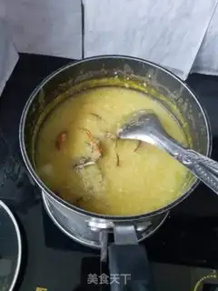 Make Seafood crab porridge step 5
