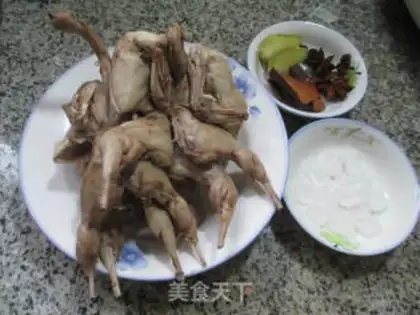 Make Red burning quail step 0