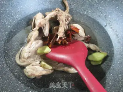 Make Red burning quail step 1