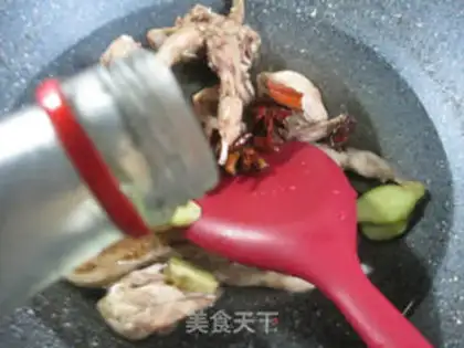 Make Red burning quail step 2