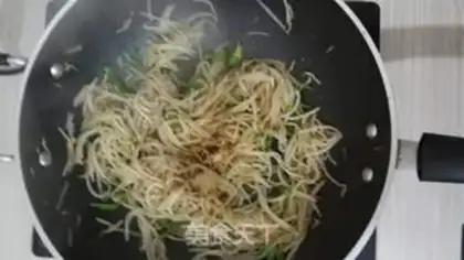 Make ♪ Rushing green bean buds ♪ step 5