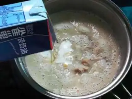Make Creamed corn chicken soup step 8