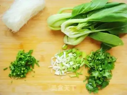 Make Meatball fan soup step 2