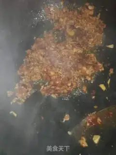Make The meat and the white mushrooms step 5