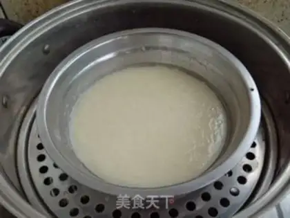 Make Bean-sand pumpkin ice-skin mooncake step 2